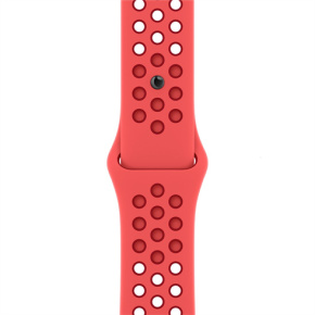 Apple Watch 45mm Bright Crimson/Gym Red Nike Sport Band