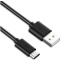 Kábel USB PREMIUMCORD 3.1 C/M - USB 2.0 A/M, rýchlonabíjací prúd 3A, 50 cm, čierna