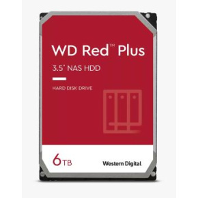 WD Red™ Plus 3,5" HDD 6TB NAS 5400RPM 256MB SATA III 6Gb/s