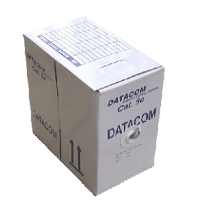 DATACOM UTP Cat5e PVC kábel 305m (drôt), sivý