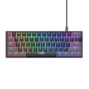 Trust Gaming GXT 867 Acira/Drôtová USB/US layout/Čierna