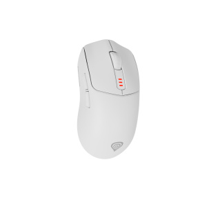 Genesis herná myš ZIRCON 500/Herná/Optická/10 000DPI/Bezdrôtová USB + Bluetooth/Biela