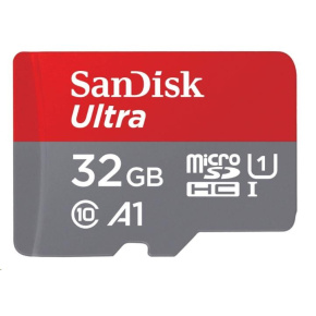 Karta SanDisk MicroSDHC 32 GB Ultra (120 MB/s, A1 Class 10 UHS-I, balenie pre Android - tablet, aplikácia Memory Zone)