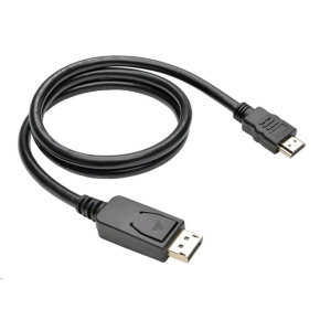 Kábel C-TECH DisplayPort/HDMI, 3m, čierny