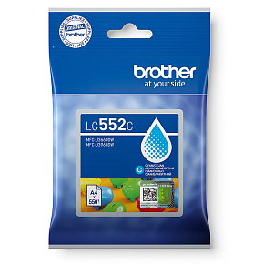 Brother LC-552C - atrament azúrový