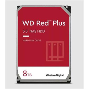 WD Red Plus/8TB/HDD/3.5''/SATA/5640 RPM/Červená/3R