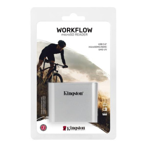 Kingston USB3.2 Gen1 Workflow Dual-Slot microSDHC/SDXC UHS-II čítačka kariet