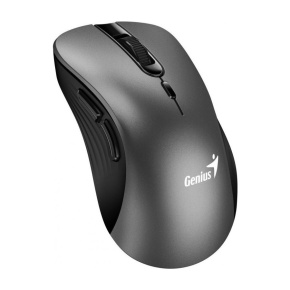 Genius Ergo 8100S/Ergonomická/Optická/Pre pravákov/1 600 DPI/Bezdrôtová USB/Čierna-šedá