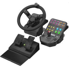 Logitech G Heavy Equipment Bundle - volant, pedále a panel s ovládacími prvkami