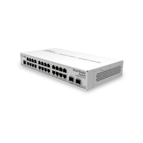 MIKROTIK RouterBOARD Cloud Router Switch CRS326-24G-2S+IN + L5 (800MHz; 512MB RAM; 24x GLAN; 2x SFP+) desktop