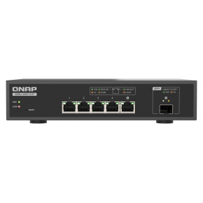 QNAP switch QSW-L3205-1C4T (4x 10GbE port, 1x 10G SFP+/NBASE-T Combo, Lite Managed) QNAP switch QSW-L3205-1C4T (4x 10GbE port, 1x 10G SFP+/NBASE-T Combo, Lite Managed)