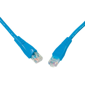 SOLARIX patch kábel CAT5E UTP PVC 0,5m modrý snag-proof