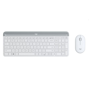 set Logitech slim Wireless MK470 - white, US