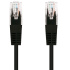 Kábel C-TECH patchcord Cat5e, UTP, čierny, 2m