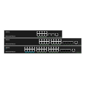 Grandstream GWN7813P Layer 3 Managed Network PoE Switch, 24 portov / 4 SFP+