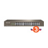 Tenda TEF1024D - 24x 10/100 Mb/s Fast Ethernet Switch, Fanless-bez ventilátorov, Rackmount, 6kV ochrana