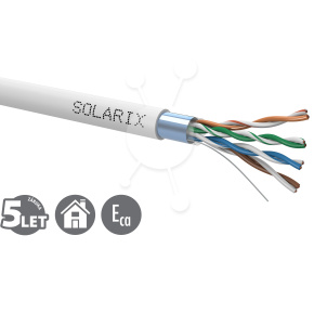 Inštalačný kábel Solarix CAT5E FTP PVC Eca 305m/box SXKD-5E-FTP-PVC