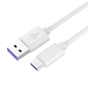 PremiumCord Kábel USB 3.1 C/M - USB 2.0 A/M, Super fast charging 5A, biely, 2m
