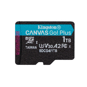 Kingston Canvas Go Plus A2/Micro SDXC/1TB/UHS-I U3 / Class 10 Kingston Canvas Go Plus A2/Micro SDXC/1TB/UHS-I U3 / Class 10