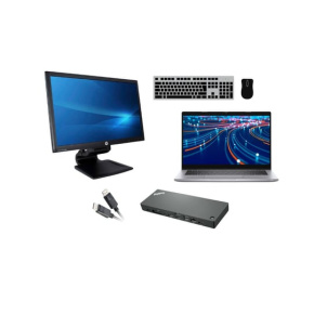 Notebook Dell Latitude 5320 (8GB) + Docking station Lenovo Thinkpad Universal Thunderbolt 4 Dock (40B0) + Monitor HP Compaq LA2306x 23" - Repas
