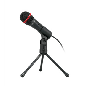 Stolný mikrofón C-TECH MIC-01, 3,5" stereo jack, 2.5m