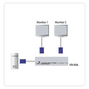 ATEN Video rozbočovač 1PC - 2VGA 350MHz