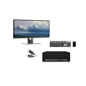 PC zostava HP ProDesk 400 G7 SFF + Radeon R5 430 2GB (Basic Gamer) + Dell UltraSharp U2917W 28,8" Monitor - Repas