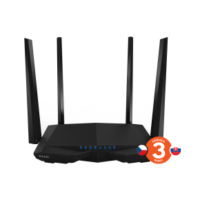 Tenda AC6 WiFi AC Router 1200Mbps, VPN server/klient, WISP, Universal Repeater, 4x5dBi antény