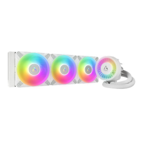 ARCTIC Liquid Freezer III - 360 A-RGB (White) : All-in-One CPU Water Cooler with 360mm radiator and