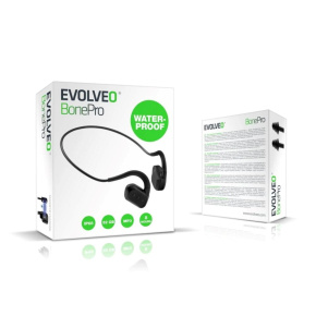 EVOLVEO bezdrôtové slúchadlá BonePro MP3 32GB, na lícní kosti,černá EVOLVEO bezdrôtové slúchadlá BonePro MP3 32GB, na lícní kosti,černá
