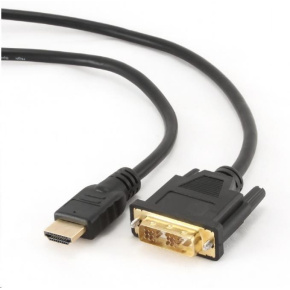 GEMBIRD CABLEXPERT HDMI-DVI kábel 0,5 m, 1.3, M/M tienené, pozlátené kontakty