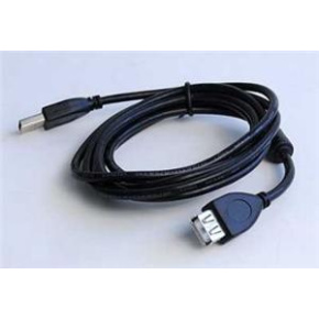 Kábel USB A-A 4,5m 2.0 predl. HQ s ferrit. jadrom