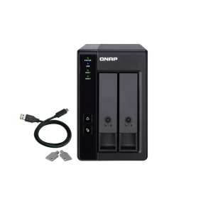 QNAP TR-002 rozširovacia jednotka pre PC alebo QNAP NAS (2x SATA / 1x USB 3.1 typu C - Gen 2)