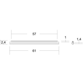 OPTIX trubičková Ochrana Optického svaru 61mm Premium Transparent 100