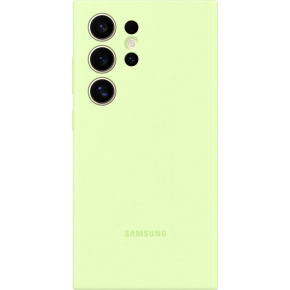 Samsung Silikonový zadní kryt S24 Ultra Light Green