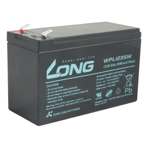 LONG batéria 12V 8,5 Ah F2 HighRate LongLife 9 rokov (WPL1235W)