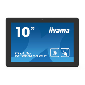 10'' iiyama TW1023ASC-B1P, IPS, HD, capacitive, 10P, 450cd/m2, mini HDMI, WiFi, Webcam, Android 8.1