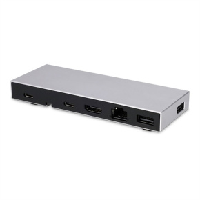 LMP USB-C Compact Dock 2 - Silver Aluminium