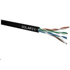 Venkovní inst. kabel Solarix CAT5e UTP PE 305m/box