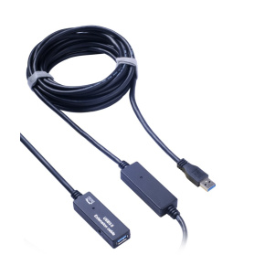 PremiumCord USB 3.0 repeater a predlžovací kábel A/M-A/F 10m