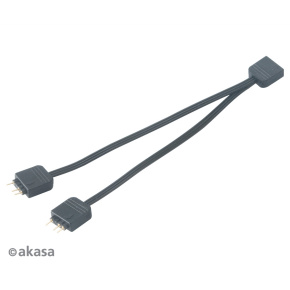 AKASA - RGB LED kábel-splitter adresovateľný 12 cm