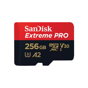 SanDisk Extreme PRO/micro SDXC/256GB/UHS-I U3 / Class 10/+ Adaptér