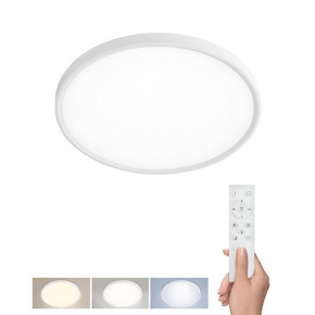 Solight LED osvětlení s dálkovým ovladačem Estela White UGR, 40W, 4300lm, 40cm, URG<19, závěsné i přisazené