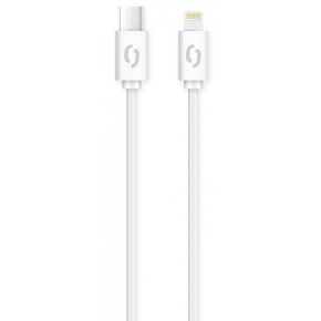 ALIGATOR Dátový kábel POWER 3A, USB-C/lightning biely