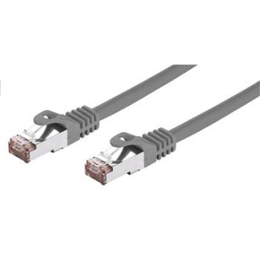 Kabel C-TECH patchcord Cat6, FTP, šedý, 0,25m