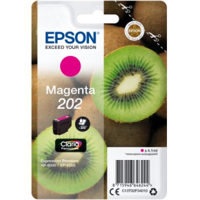 EPSON ink Magenta 202 Premium - singlepack, 4,1 ml, 300s, štandard