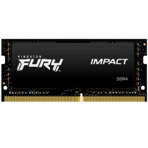 Kingston FURY Impact/SO-DIMM DDR4/16GB/2666MHz/CL16/1x16GB/Black