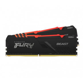 Kingston FURY Beast/DDR4/16GB/3733MHz/CL19/2x8GB/RGB/Black