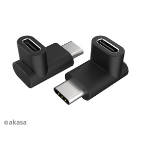 AKASA - 90 ° USB 3.1 Gen 2 Type-C na Type-C 2 ks