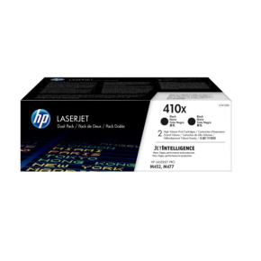 HP 410X tlačová kazeta čierna veľká, CF410XD -2 pack